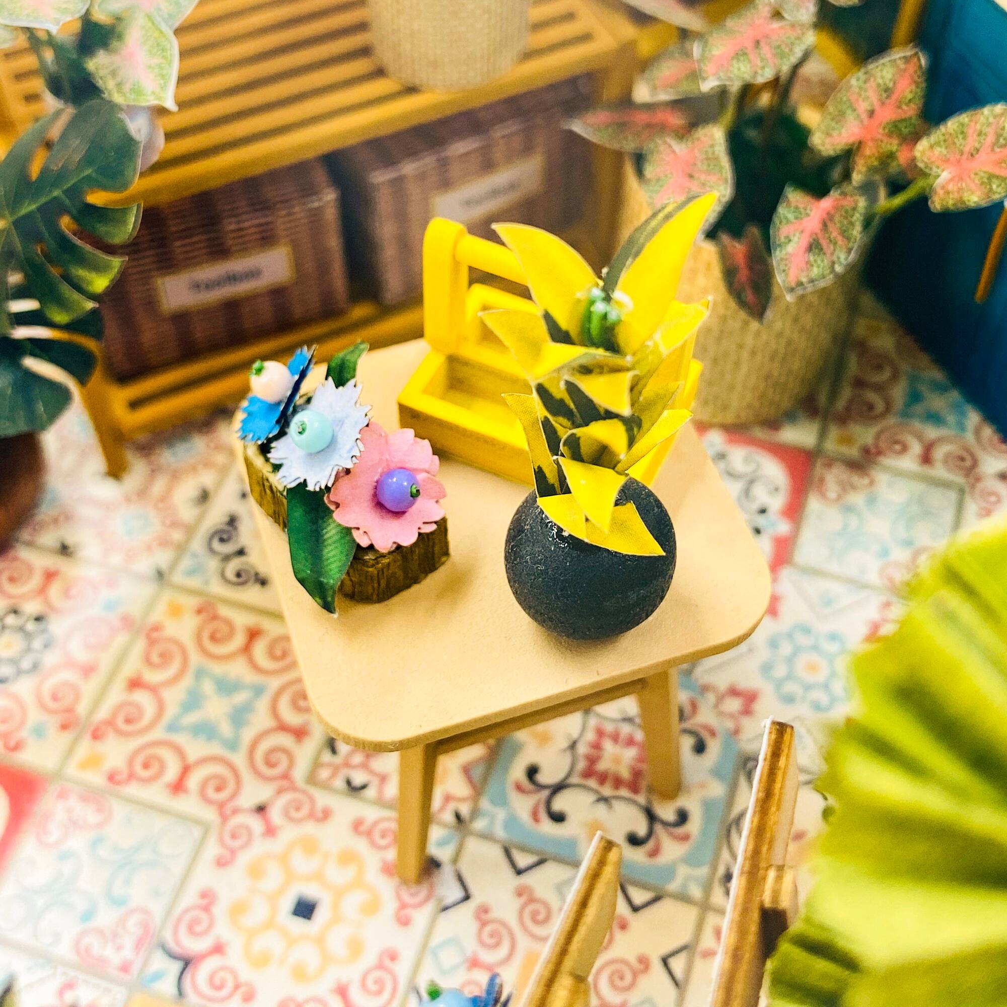 Sparkly Selections Sunshine Flower Green House DIY Miniature Kit